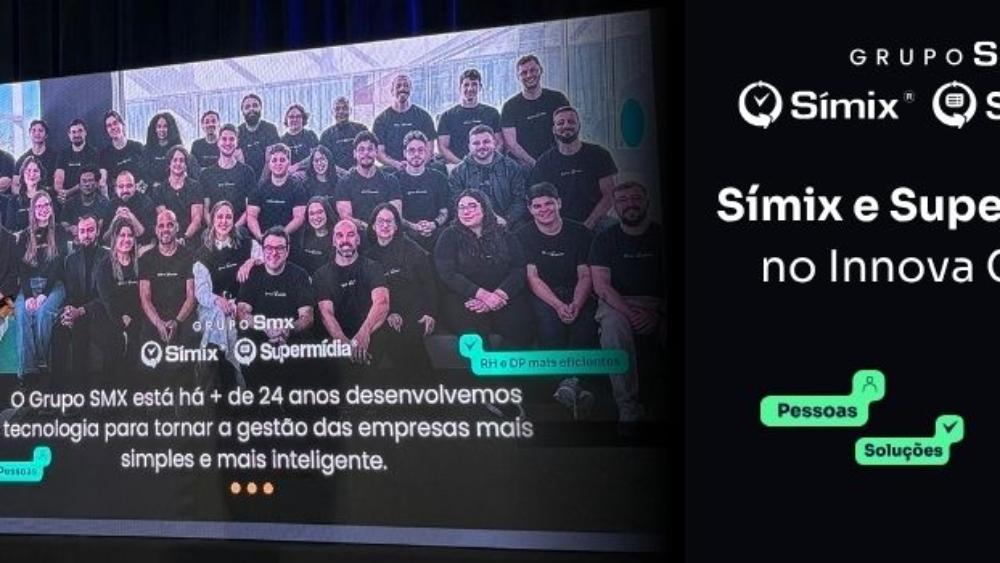 Estande da Supermídia e Símix no Innova Canoas 2026 no ParkShopping Canoas
